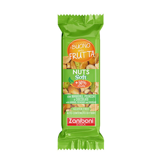 NUTS MANDORLE E PISTACCHI BARRETTE Gr35 Pz.20