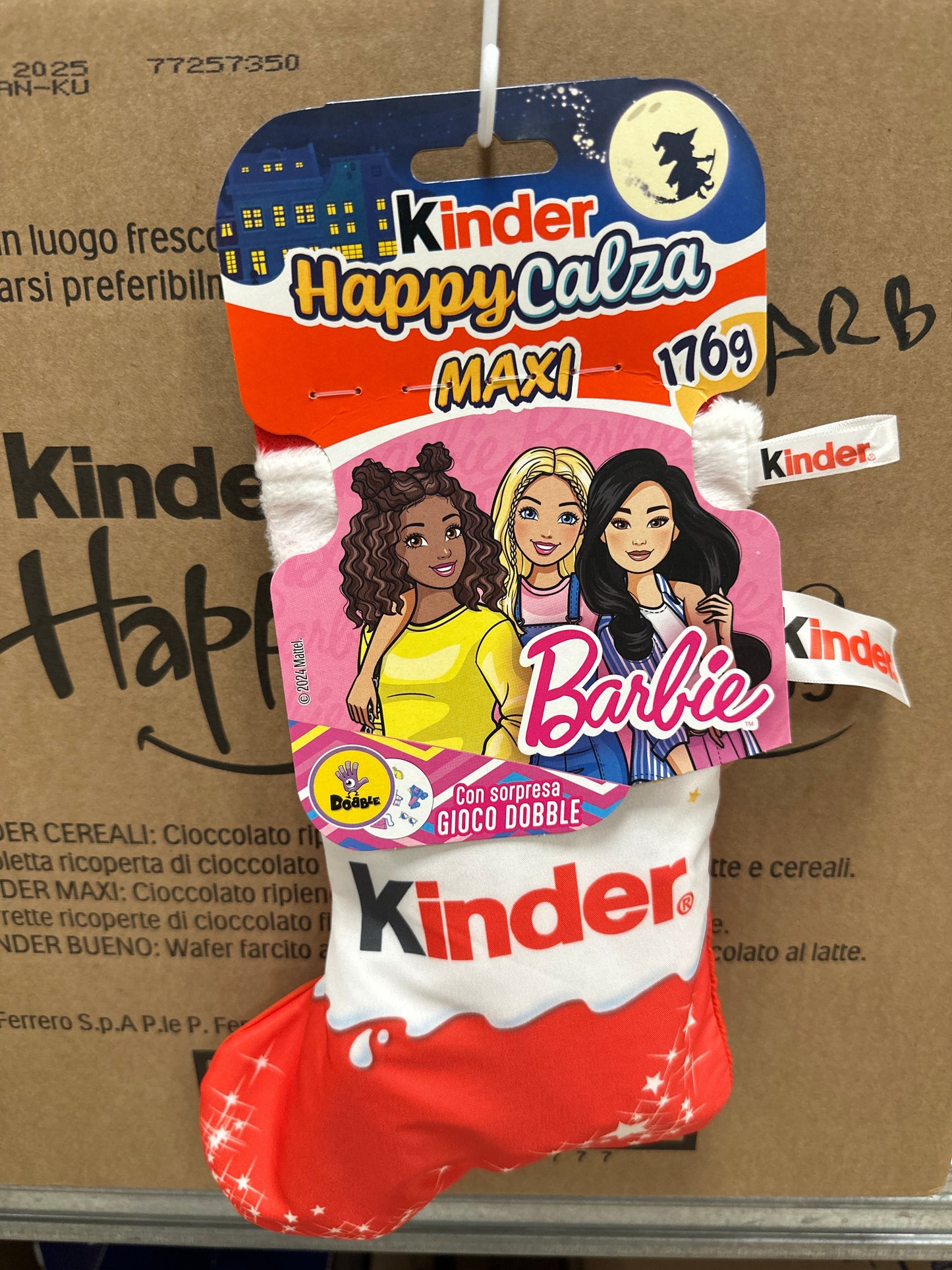 HAPPY SNACK BARBIE CALZA FERRERO Gr.176 T.7