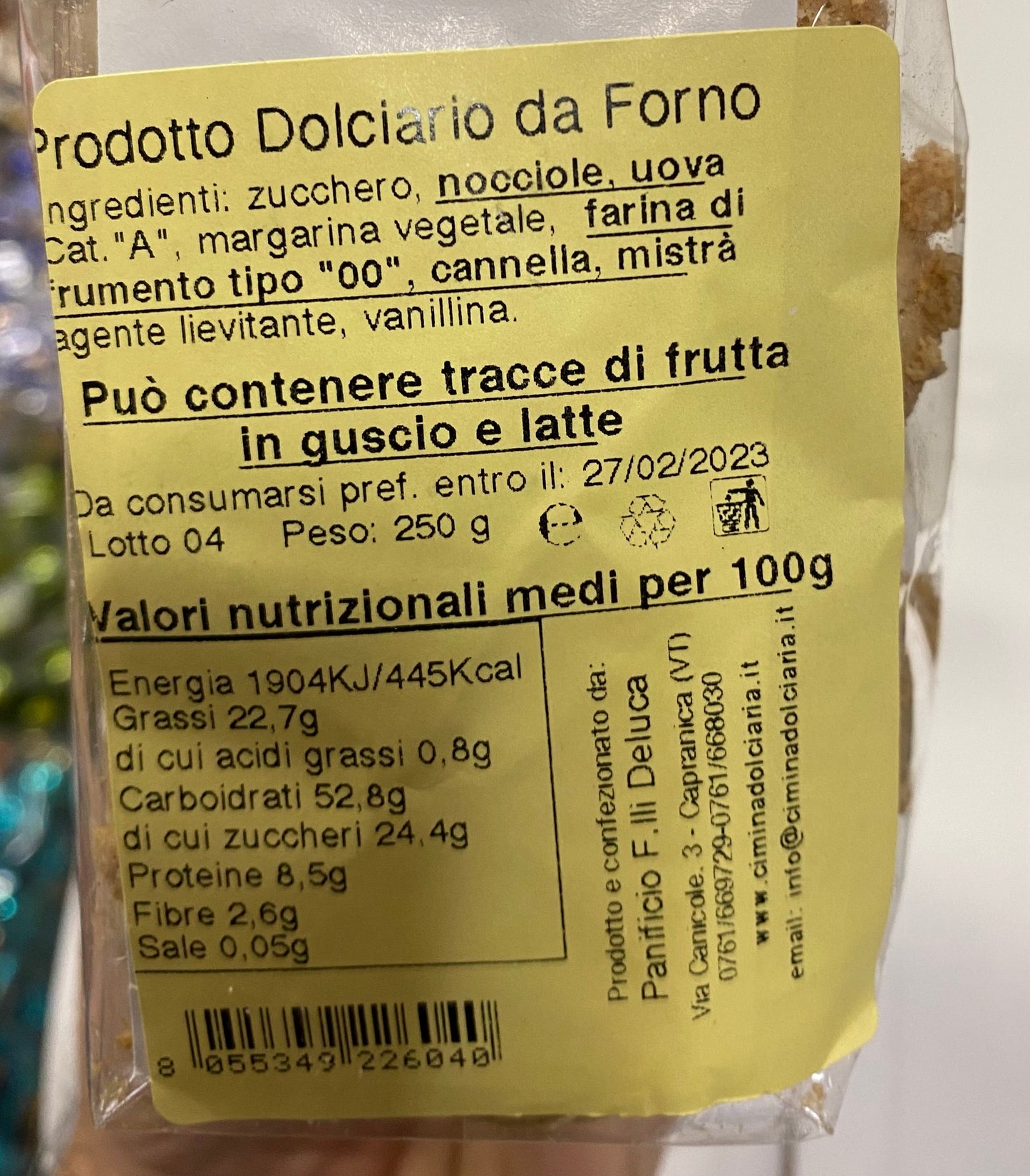 BISCOTTI ALLA CANNELLA ARTIGIANALI CIMINA