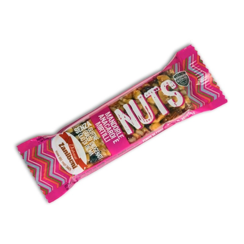 NUTS ANACARDI E MIRTILLI BARRETTE