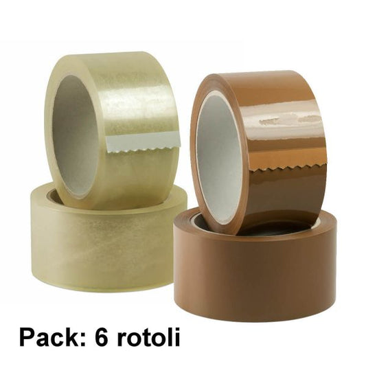 NASTRO PER PACCHI 55x66 Pz.6